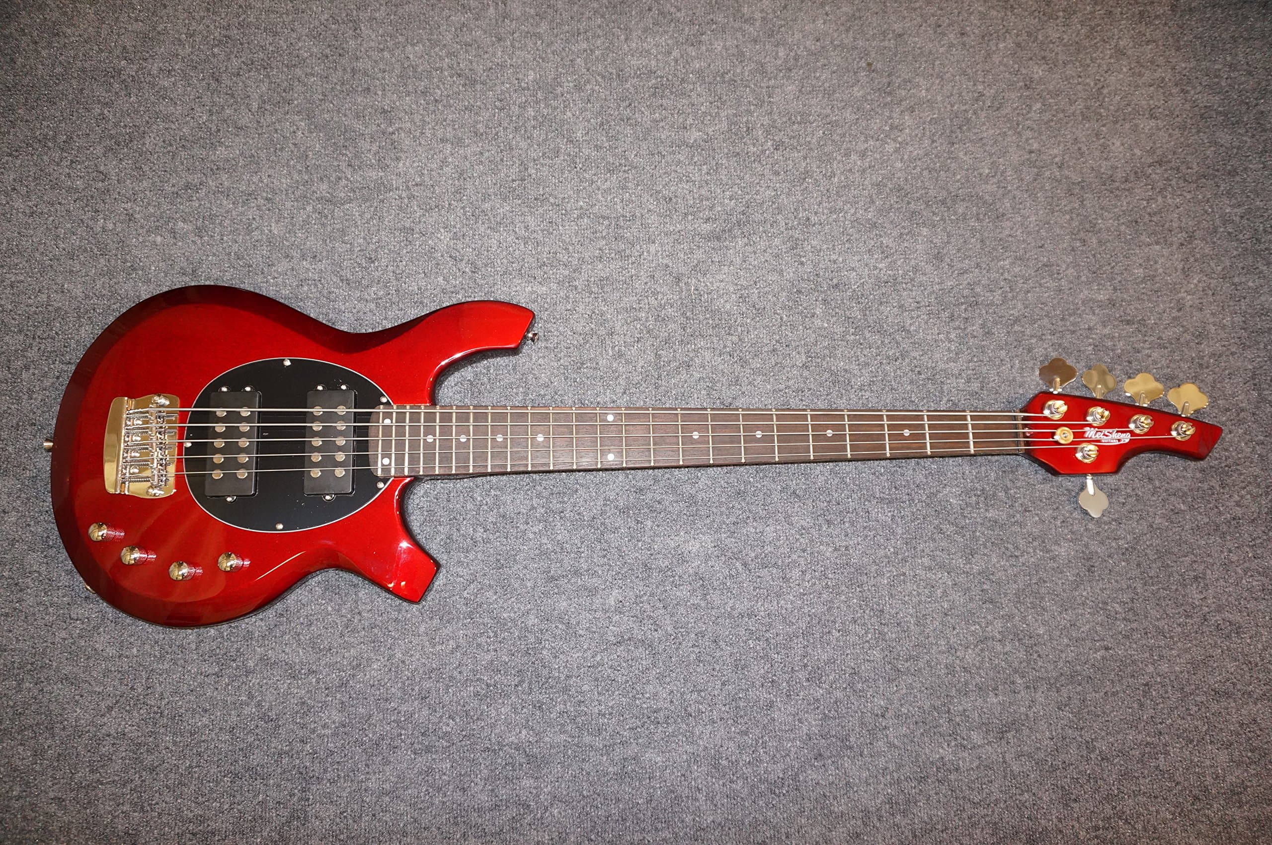 5 String Electric Bass Guitar, Unique, set neck