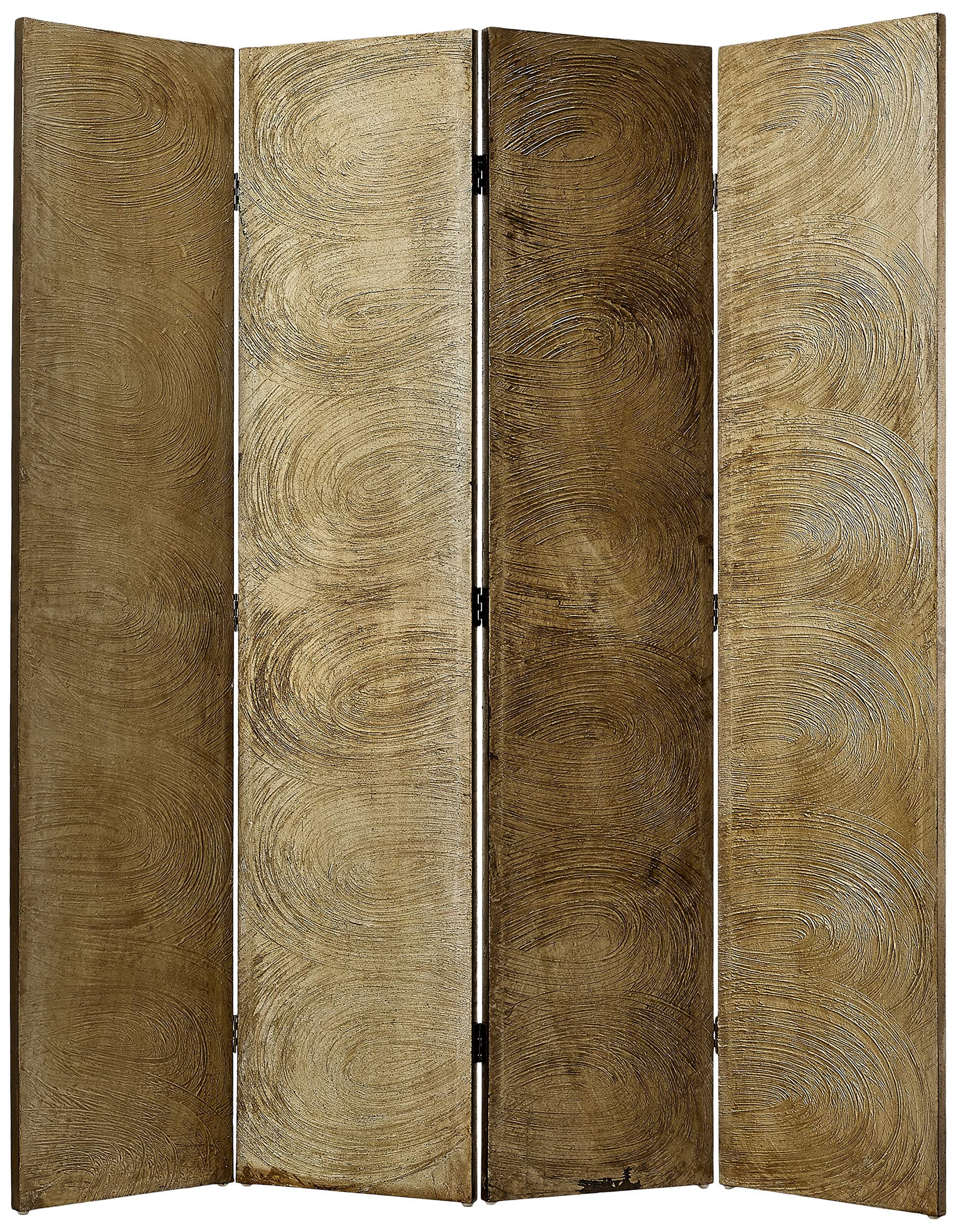 Screen Gems Room Divider, 63"Lx72"H, Tan