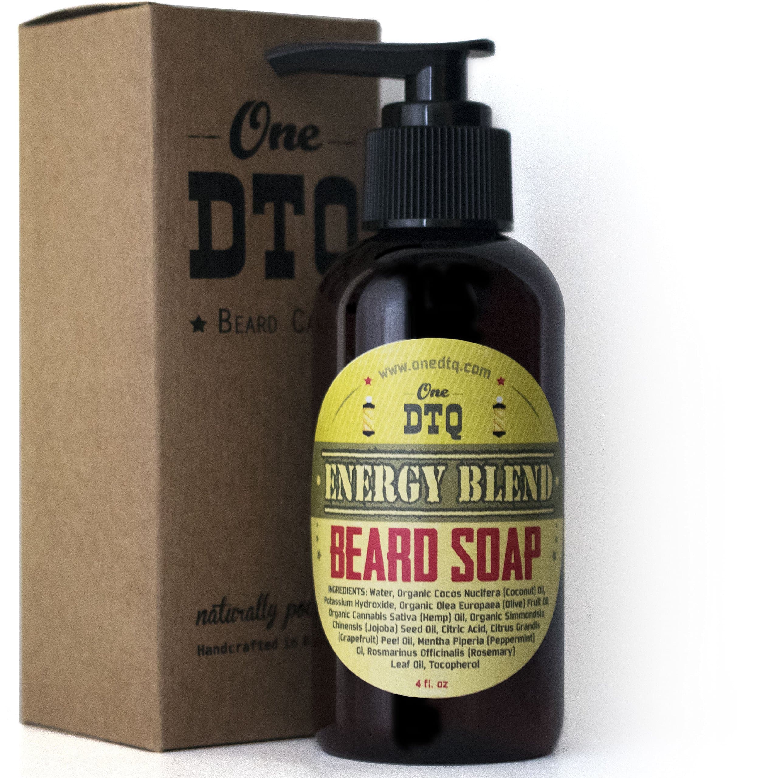 Energy Blend Beard Soap/Beard Conditioning Wash - 4 Fl. Oz.