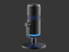 Anker PowerCast M300, Streaming Microphone with Headphone Output, gain Control and Mute, Plug and Play Compatible for Multi Devices, Vocal Quality in Streaming, Podcasting, Recording, Gaming, YouTube