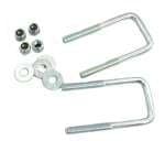 U-BOLT,SQUARE,ZINC, 3/8" X 1-3/4" X 4" LONG,2/PKG