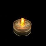 USUT Submersible LED Decor Tea Light Wedding or Events (Pack of 10) - Amber