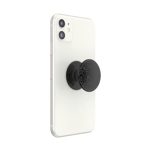 PopSockets Phone Grip with Expanding Kickstand, Adhesive Grip - Lace Noir