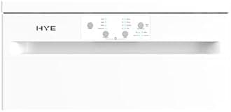 HYE Deluxe Freestanding Dishwasher Machine - 60cm, 16 Place Settings, Quick W...