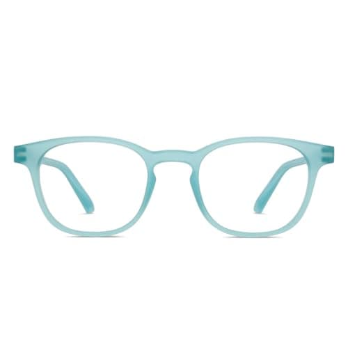 HUSTLR Zero Power Bluecut & Antiglare Computer Eyeglasses | Full Rim Square | As Seen On Shark Tank | Peyush Bansal Glasses | For Men & Women | Medium | LB E14058-W