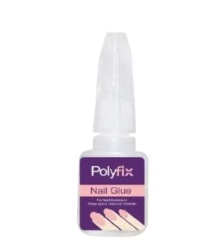 Polyfix Artificial Waterproof Nail Glue | Professional Nail Art Manicure Tool for Acrylic and False Nails, Offering Waterproof and Long-Lasting Adhesion 10g