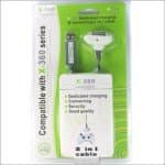 Play and Charge USB Cable for Xbox 360 Wireless Controllers