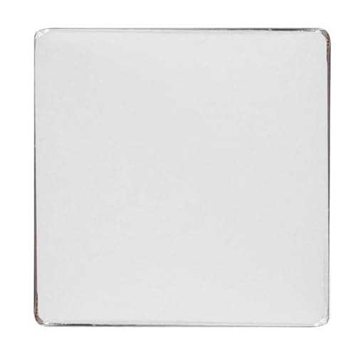 Decoranddecor Calla Square Cabinet Knob Door Pull Handle Kitchen Cupboard Furniture Drawer (6 Pack, Polished Chrome)