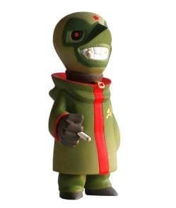 Mini Gobi Red Tide Edition Lucha Libre Designer Vinyl Figure