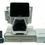 Restaurant Point of Sale System Featuring Pixel Point POS v19 - Includes Touchscreen PC, Receipt Printer, Cash Drawer, Credit Card Swipe Reader, and Kitchen Printer