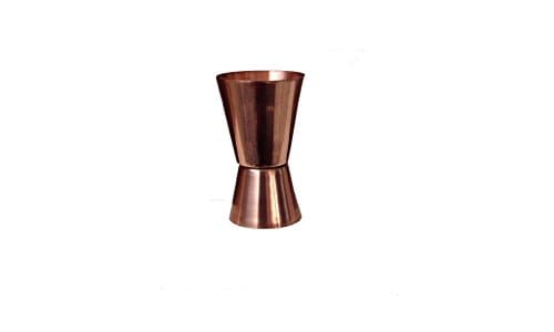 Biz2Frnds Handmade Copper Double Sided Cocktail Shaker Bar Jigger Peg Drink Measurement Tool Set Of 2