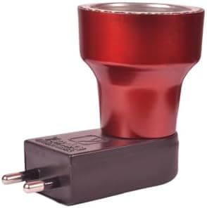Acrylic Mayukh Camphor Burner For Home | Kapoor Dani For Puja I Camphor Burner (Tafan), Red
