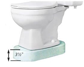 MedValue Toilevator Grande Plastic Elevated Toilet Seat
