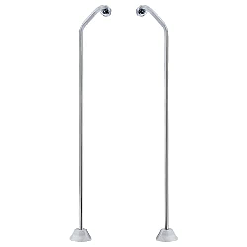 Kingston Brass CC471 Vintage Double Offset Bath Supply, 25-Inch, Polished Chrome