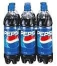 PEPSI COLA SODA 16 OZ BOTTLES 6 PACK