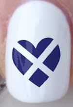 Scottish Love Flag - Nail Decals By YRNails