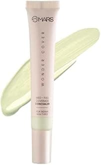 MARS Wonder Cover Liquid Concealer | Creaseproof & Easy to Blend Concealer for Face Makeup (12ml) (SHADE-05)