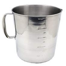 Stainless Steel Beaker, Pitcher with Handle, 169oz 5000ml 5 Liter