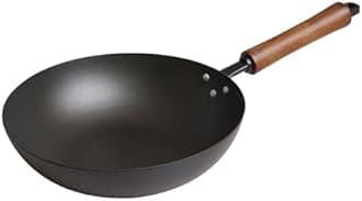 Joyce Chen Classic Series 9.5-Inch Preseasoned Carbon Steel Stir Fry Pan
