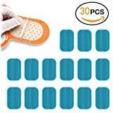 PINCHUANG 30 Pcs/15 Packs Abs Stimulator Training Replacement Gel Sheet Pads for Muscle Toner Abdominal Workout Belt