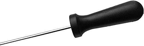 Stainless Steel Non-Stick Rose Cookie Maker Achappam Maker with hot Free Handle (Black)