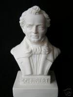 FRANZ PETER SCHUBERT STATUETTE Bust Figurine 5" High