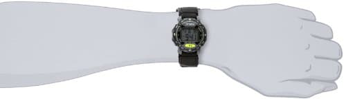 Armitron Men's Lime Green Accented Digital Chronograph Black Velcro Strap Watch