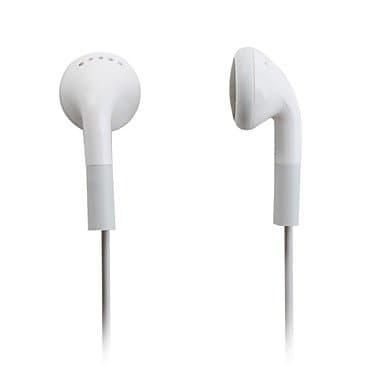 Retro Stereo Earphones (White)