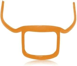 Beard Styling Template Goatee Mustache Grooming Guide Stencil Lineup Tool Shaving Template for Men Face Hair Styling Hairline Shaping Orange