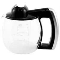 DeLonghi 4 Cup Glass Carafe, Black