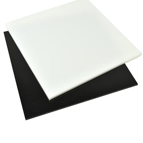BuyPlastic Black Polypropylene Copolymer (PPC) Plastic Sheet 3/4" Thick, Size 6" x 12" Chemical, Impact Resistant Panel Dimensions 5.75 x 11.75 in