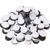 100 Adhesive Magnetic Circles 1" Diameter 60 mil Magnets