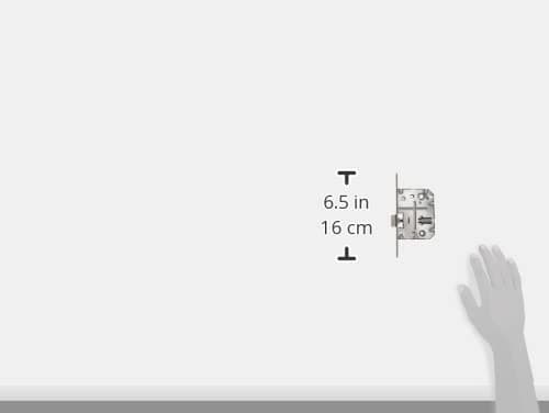 Wolfpack 3035045 – Off-Centre Latch (Stainless Steel, 70 mm)