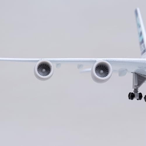 A380 Diecast Airplane Model - 1/400 Scale Metal Prototype Plane for Gift Collectible