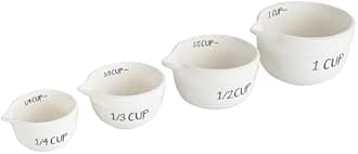 Measuring Cups, Ceramic, Standard Measurements, Set of 4