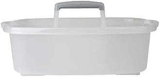 Casabella Plastic Caddy for 4 Gallon Rectangular Bucket (Translucent)