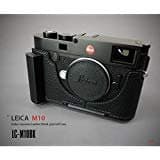 Lim's LC-M10BK Metal Grip Genuine Leather Camera Half Case for Leica M10 Black