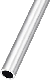 METALLIXITY 6063 Aluminum Tube (14mm OD x 11mm ID x 300mm L), Aluminum Round Tubing - for Home Furnishing, Machinery, DIY Handicraft
