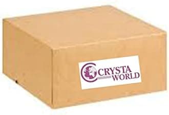 CRYSTA WORLD K9 4 Watts Crystal Chandelier Light Fixture,Warm White,Round