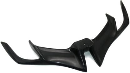 R.A. Accessories Winglet 2.0 for Yamaha R15 V3 Wiser Cap/Light Visor Cap (Black) (Black)