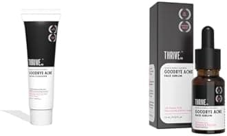 ThriveCo Goodbye AcneTM Face Wash (25 ml) + Face serum For Pimples(10 ml) | Reduces Acne-Causing Bacteria & Sebum Production | Oil-Free Anti-Acne Serum with Diacnemide| Men & Women