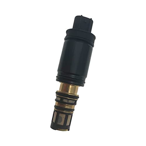 Stainless Steel A/C Compressor Control Solenoid Valve Electronic 2 Pin Connector Compatible with Sienna 3.5 Liter V6 Engine 2011-2016 Replacement for TSB19C Compressor