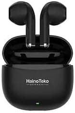 HainoTekoGermany True Wireless Earphones With Super Clear Mic and High Bass Sound Quaity (Black)