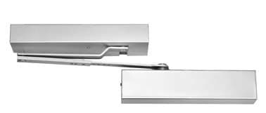 Rixson 0601-24VAC/DC-689 SMOK-CHEK V Non-Detectored Push Side Mounting Electrified Door Closer/Holde