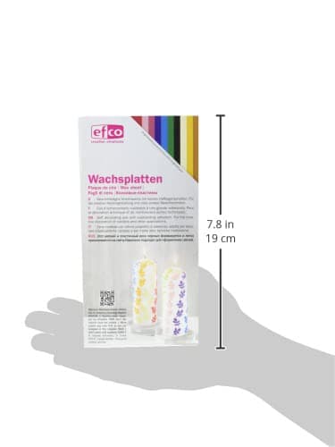 Efco 3516113 Wax Sheet 200 x 50 x 0,5 mm 10 pcs. Mix Basic II