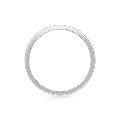 Malabar Gold & Diamonds PT (950) Platinum gold Bands Ring for Women, Platinum 950 PGI certified FREVR10379_P_12