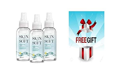 3 x Avon Skin So Soft With Citronella Which Repels Mosquito Fly & Midge Insects Mosquito - Original Dry Oil Body Spray - Plus Mystery Gift