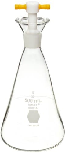 Kimax Glass Iodine Flask, with PTFE Stopper