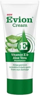 Evion Cream with Vitamin E and Aloe Vera, Moisturising Cream for Wrinkles and Dark Spots, 60g