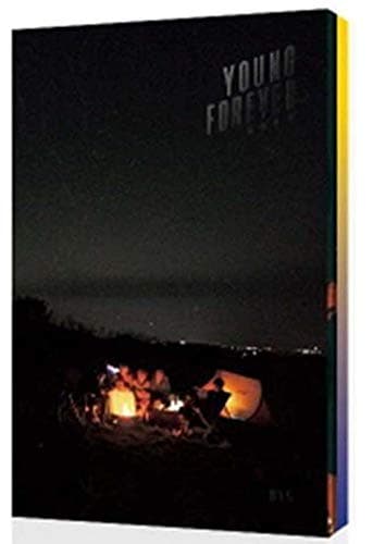 BigHit BTS Young Forever (Night version) In The Mood For Love Special Bangtan Boys Album 2 CDs+Poster+Photobook+Polaroid Card+Gift (Extra 6 Photocards Set),Black,Medium